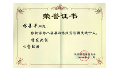 盡心盡力謀發(fā)展 盡職盡責(zé)為和諧--記縣政協(xié)常委、虹潤公司董事長林善平